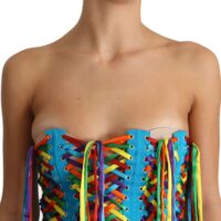1150736-1.jpg Dolce & Gabbana Multicolor Strings bustier-korsetttopp