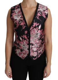 Dolce & Gabbana Must-roosa lilleline vesttop