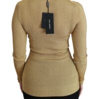 1206803-1.jpg Dolce & Gabbana Kuldne pikkade varrukatega kardigan