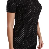 Dolce & Gabbana Must täpiline ümara kaelusega T-särk