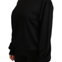 1261572-1.jpg Dolce & Gabbana Must ümmarguse kaelusega pullover