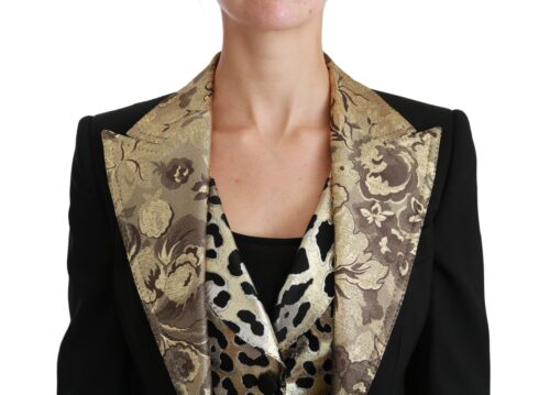 Dolce & Gabbana Must žakaar bleiser-mantel ja vest