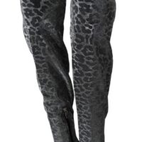 Dolce & Gabbana hallid leopardimustriga kõrged tossud