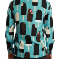 Dolce & Gabbana Sinine vabaaja särk jäätiseprindiga