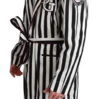 1306427.jpg Dolce & Gabbana must-valge hommikumantel/öökleit