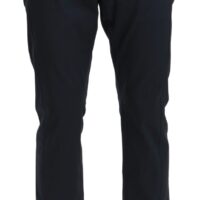 Dolce & Gabbana pruunid triibulised lühendatud püksid