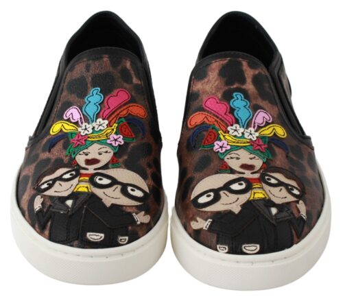 Dolce & Gabbana pruun leopardimustriga loafrid #dgfamily
