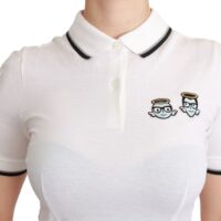 Dolce & Gabbana valge polo T-särk #dgfamily