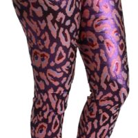 Dolce & Gabbana mitmevärvilised mustrilised lühendatud kõrge vöökohaga püksid