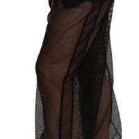 Dolce & Gabbana Mustad läbipaistvad jogger-püksid