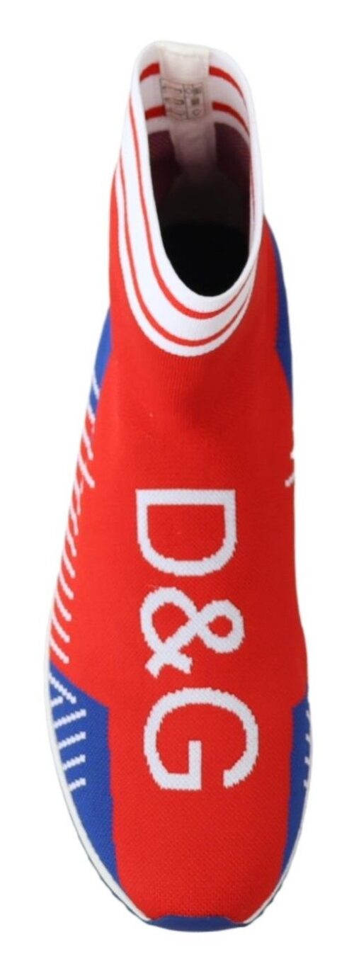 Dolce & Gabbana sinised ja punased Sorrento logoga sokktossud