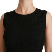 Dolce & Gabbana must pitsiline ümberlõikeline kleit