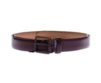 Dolce & Gabbana Purple Logo Cintura Gürtel Belt