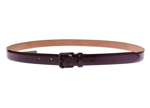 Dolce & Gabbana Purple Logo Cintura Gürtel Belt