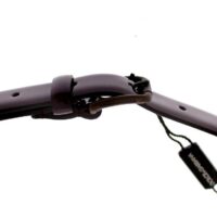 Dolce & Gabbana Purple Logo Cintura Gürtel Belt