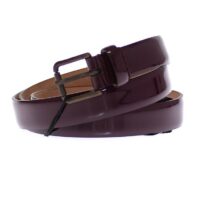 Dolce & Gabbana Purple Logo Cintura Gürtel Belt