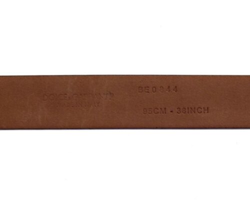 Dolce & Gabbana Purple Logo Cintura Gürtel Belt