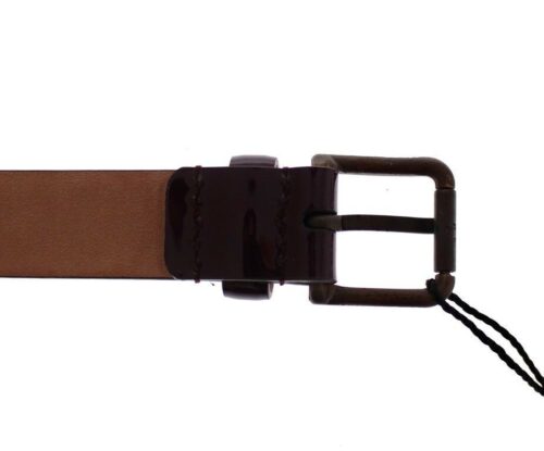 Dolce & Gabbana Purple Logo Cintura Gürtel Belt