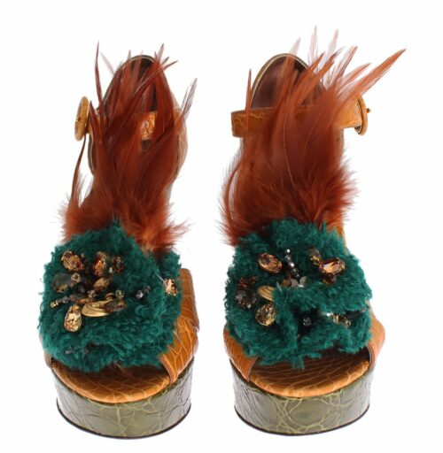 1477923.jpg Dolce & Gabbana oranžid platvormsandaalid kristallidega