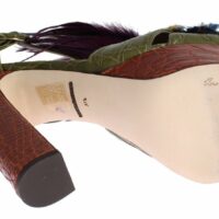 Dolce & Gabbana rohelised kristallidega platvorm-sandaalid