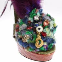 Dolce & Gabbana rohelised kristallidega platvorm-sandaalid