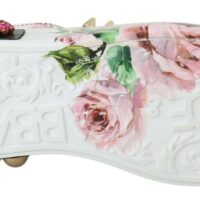 1488036.jpg Dolce & Gabbana valged kristallidega roosimustrilised tossud