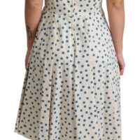 Dolce & Gabbana beež täpiline A-lõikeline kleit