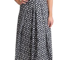 Dolce & Gabbana sinine geomeetrilise mustriga A-lõikeline puuvillane kleit