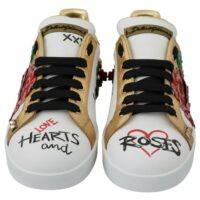 1514395.jpg Dolce & Gabbana valged roosidega kaunistatud naiste tossud