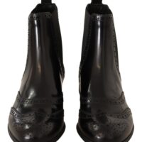 1523133.jpg Dolce & Gabbana mustad madalad pahkluu kõrgused saapad