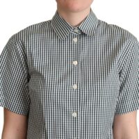 Dolce & Gabbana valge-roheline ruuduline pluus