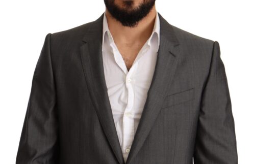 Dolce & Gabbana hall metalliktooniga MARTINI slim fit ülikond