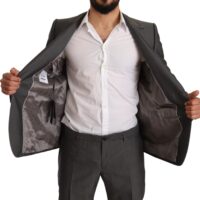 Dolce & Gabbana hall metalliktooniga MARTINI slim fit ülikond