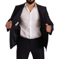 1542488.jpg Dolce & Gabbana Sinine mustriga MARTINI slim fit kaheosaline ülikond