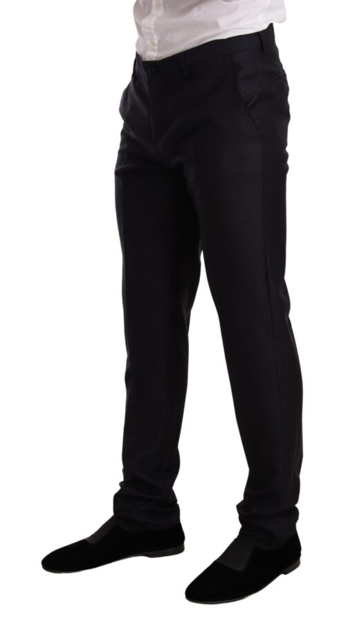 1542490.jpg Dolce & Gabbana Sinine mustriga MARTINI slim fit kaheosaline ülikond