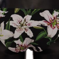 Dolce & Gabbana must bikiinipõhi Lily Print