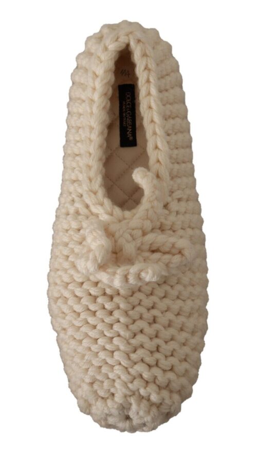 Dolce & Gabbana Valged ballerinaad