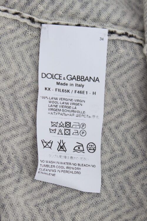 Dolce & Gabbana must-valge kardigan