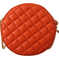 Versace Red Medusa Round Crossbody Bag