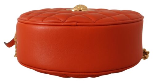 Versace Red Medusa Round Crossbody Bag