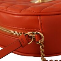 Versace Red Medusa Round Crossbody Bag