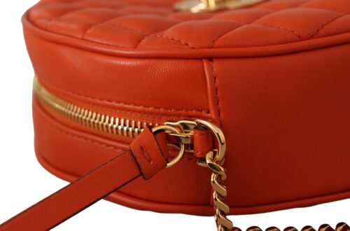 Versace Red Medusa Round Crossbody Bag