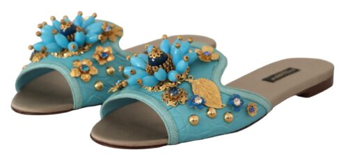 Dolce & Gabbana sinised kristallidega sandaalid