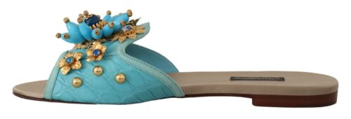 Dolce & Gabbana sinised kristallidega sandaalid