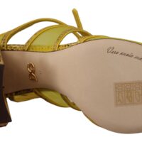 1946522.jpg Dolce & Gabbana Kollased sandaalid kristallidega Ayers-detailidega