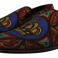 Dolce & Gabbana mitmevärvilised jacquard-mustriga loafrid