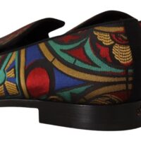 Dolce & Gabbana mitmevärvilised jacquard-mustriga loafrid