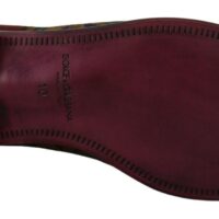 Dolce & Gabbana mitmevärvilised jacquard-mustriga loafrid