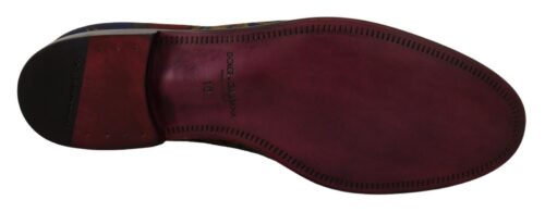 Dolce & Gabbana mitmevärvilised jacquard-mustriga loafrid