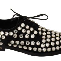 Dolce & Gabbana Mustad Kristallidega Pidulikud Paelkingad